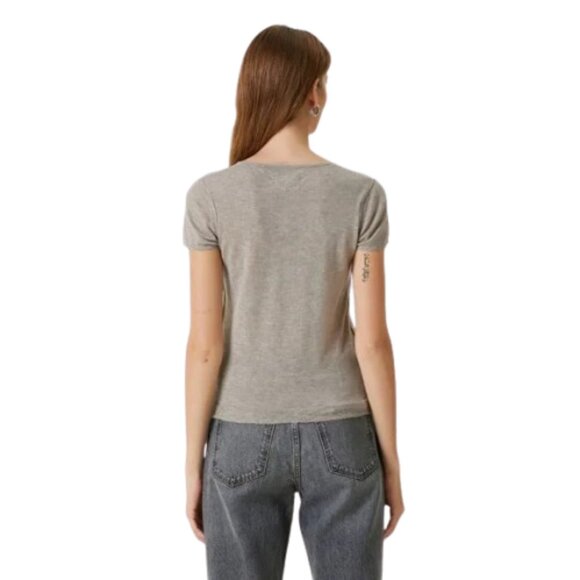 Zadig & Voltaire grey Celsy cashmere henley sweater size XS - Picture 2 of 10